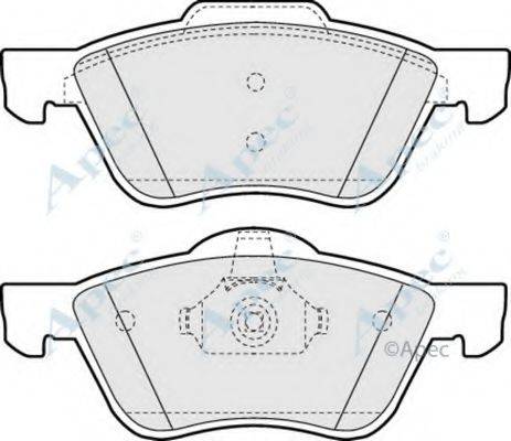 APEC BRAKING PAD1191