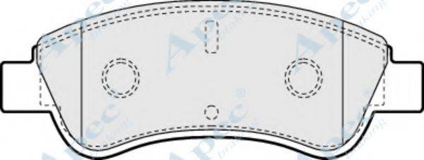APEC BRAKING PAD1198