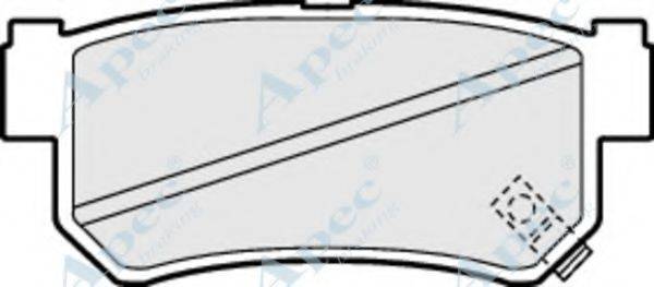 APEC BRAKING PAD1200
