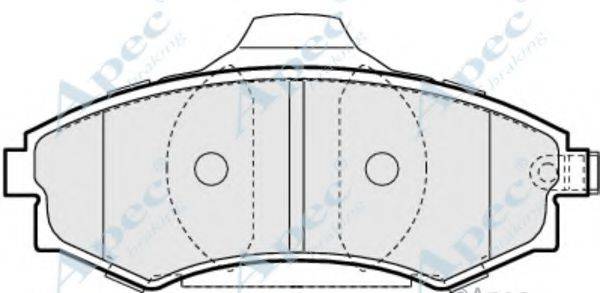 APEC BRAKING PAD1203
