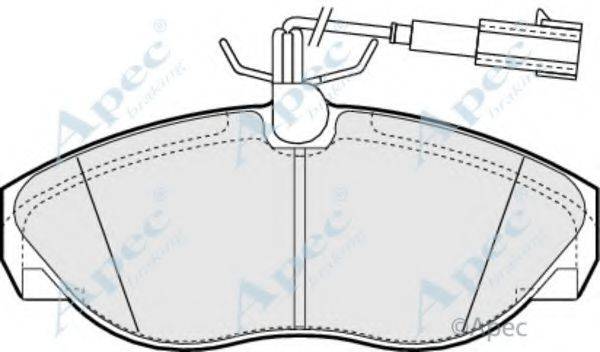 APEC BRAKING PAD1205