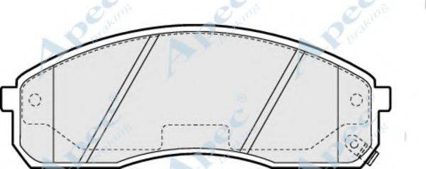 APEC BRAKING PAD1207