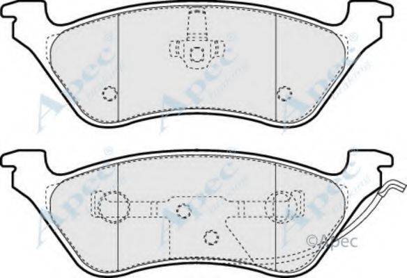 APEC BRAKING PAD1218