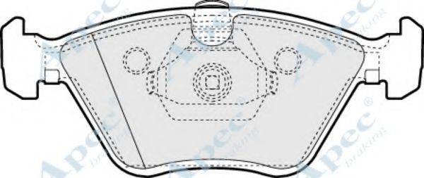 APEC BRAKING PAD1225
