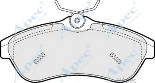 APEC BRAKING PAD1250