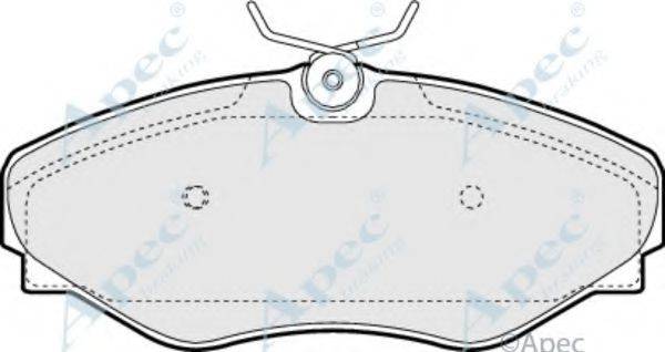 APEC BRAKING PAD1272