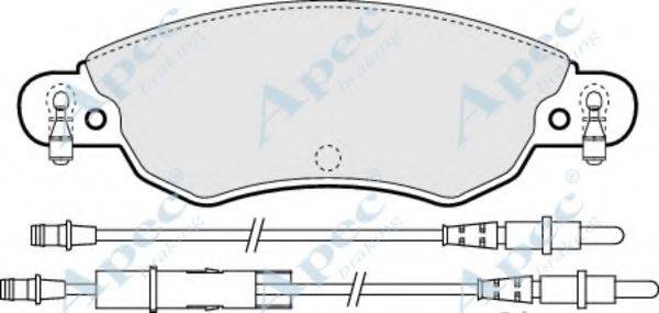 APEC BRAKING PAD1281