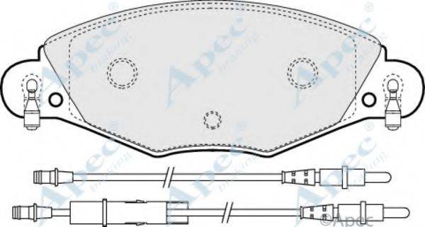 APEC BRAKING PAD1283