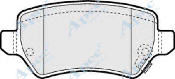 APEC BRAKING PAD1286