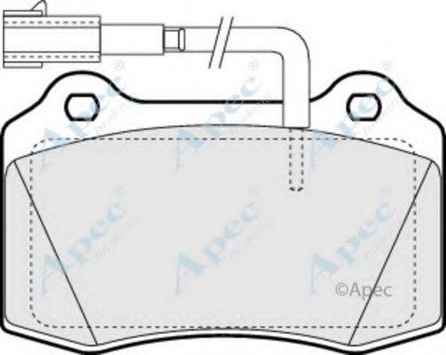 APEC BRAKING PAD1297