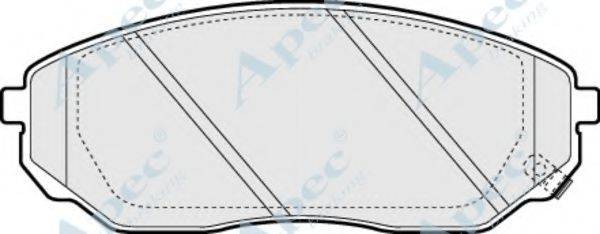 APEC BRAKING PAD1343