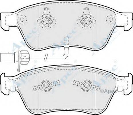 APEC BRAKING PAD1349