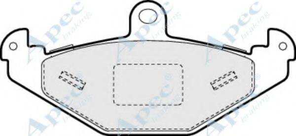 APEC BRAKING PAD1357