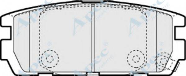 APEC BRAKING PAD1360