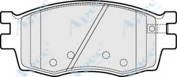 APEC BRAKING PAD1491