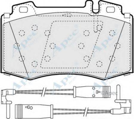 APEC BRAKING PAD1535