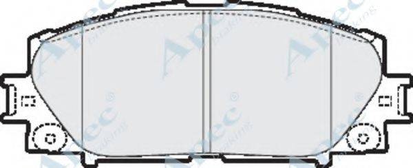 APEC BRAKING PAD1598