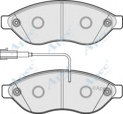 APEC BRAKING PAD1858