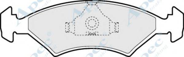 APEC BRAKING PAD351