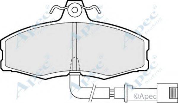 APEC BRAKING PAD386