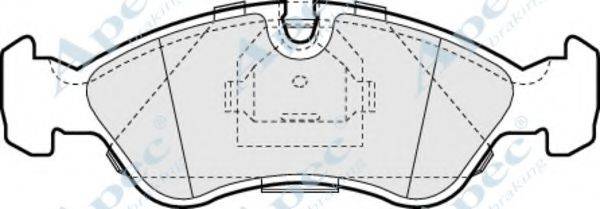 APEC BRAKING PAD589