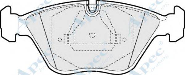 APEC BRAKING PAD655