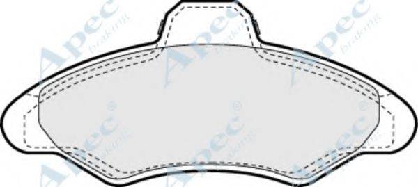 APEC BRAKING PAD685