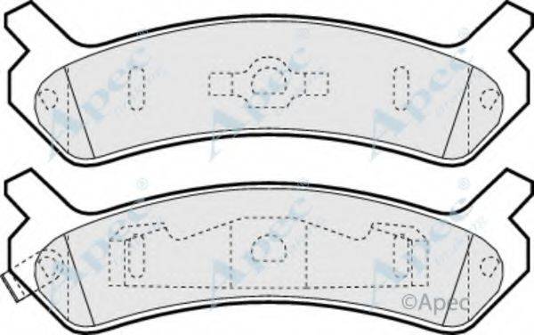 APEC BRAKING PAD750