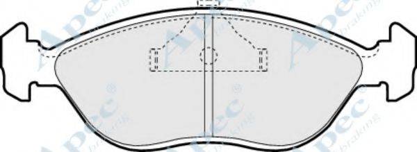 APEC BRAKING PAD832