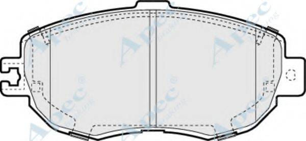 APEC BRAKING PAD862