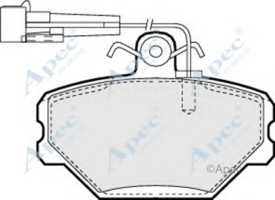 APEC BRAKING PAD874
