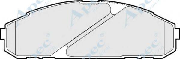 APEC BRAKING PAD876