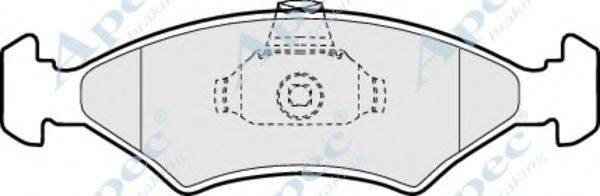 APEC BRAKING PAD909