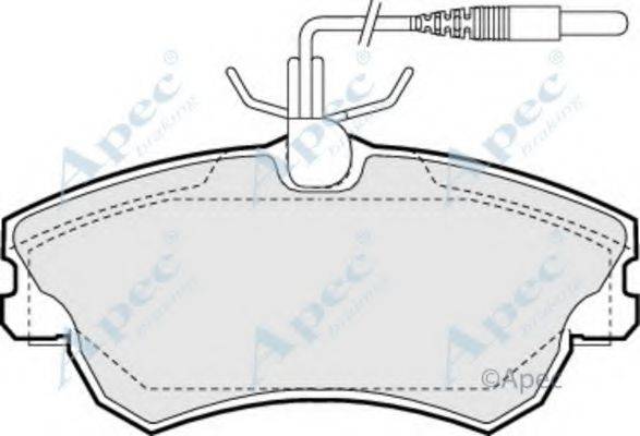 APEC BRAKING PAD975