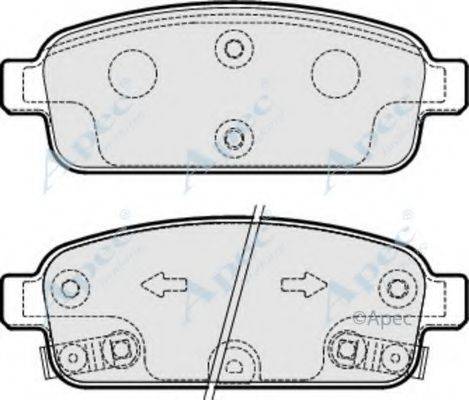APEC BRAKING PAD1864