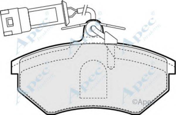 APEC BRAKING PAD1088