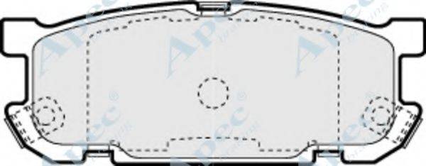 APEC BRAKING PAD1236