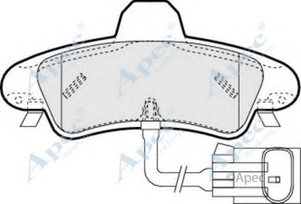APEC BRAKING PAD1291