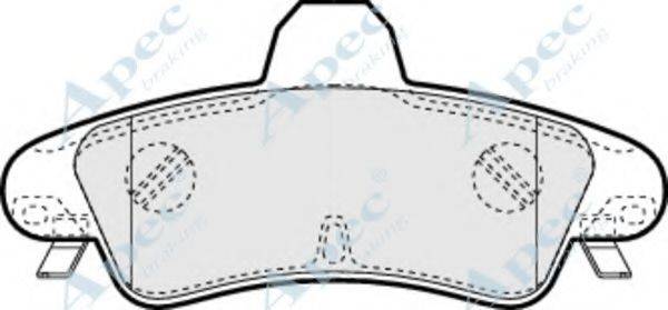 APEC BRAKING PAD1363