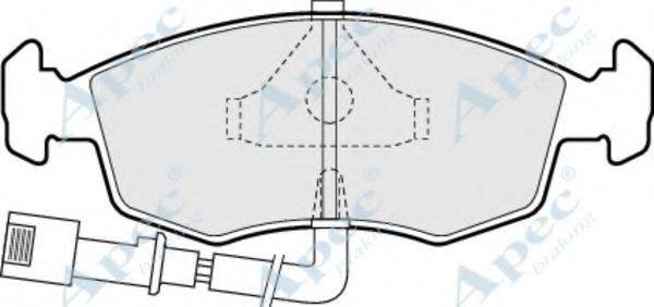 APEC BRAKING PAD387
