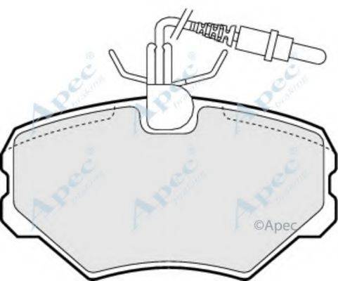 APEC BRAKING PAD872