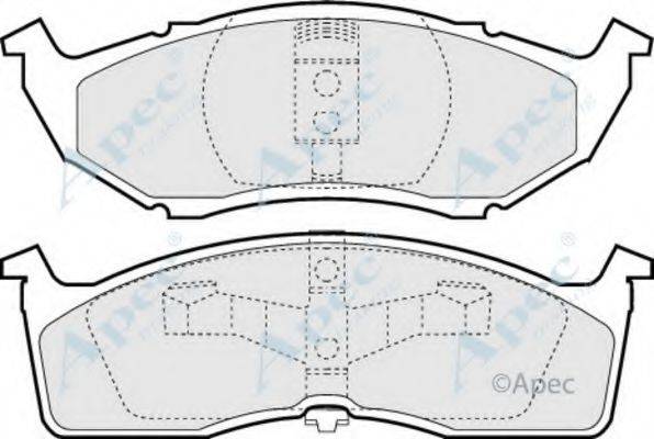 APEC BRAKING PAD986