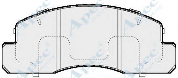 APEC BRAKING PAD870