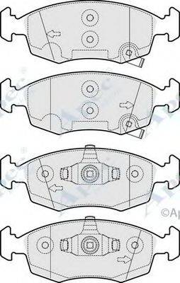 APEC BRAKING PAD1933