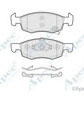 APEC BRAKING PAD2062