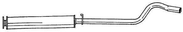 ERNST 1106 Середній глушник вихлопних газів