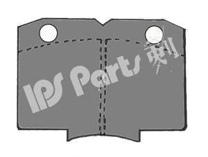 IPS PARTS R1410920100 Комплект гальмівних колодок, дискове гальмо