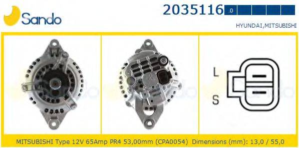 SANDO 2035116.0