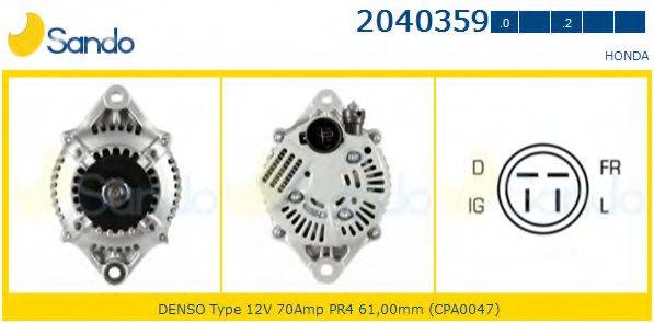 SANDO 2040359.0