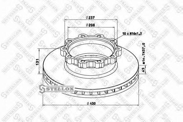 ROCKWELL MBR5025 гальмівний диск